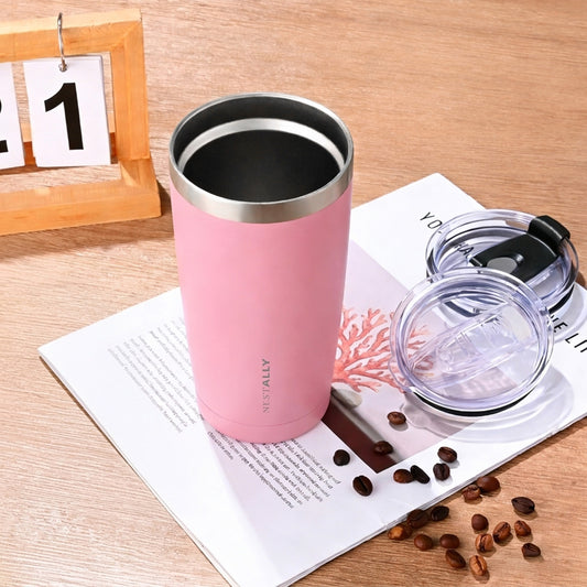 Calm 20oz Leak-Proof Pink Travel Tumbler