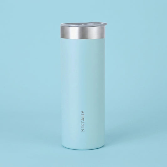 Chic 20oz Stainless Steel Travel Mug with Dual Lids
