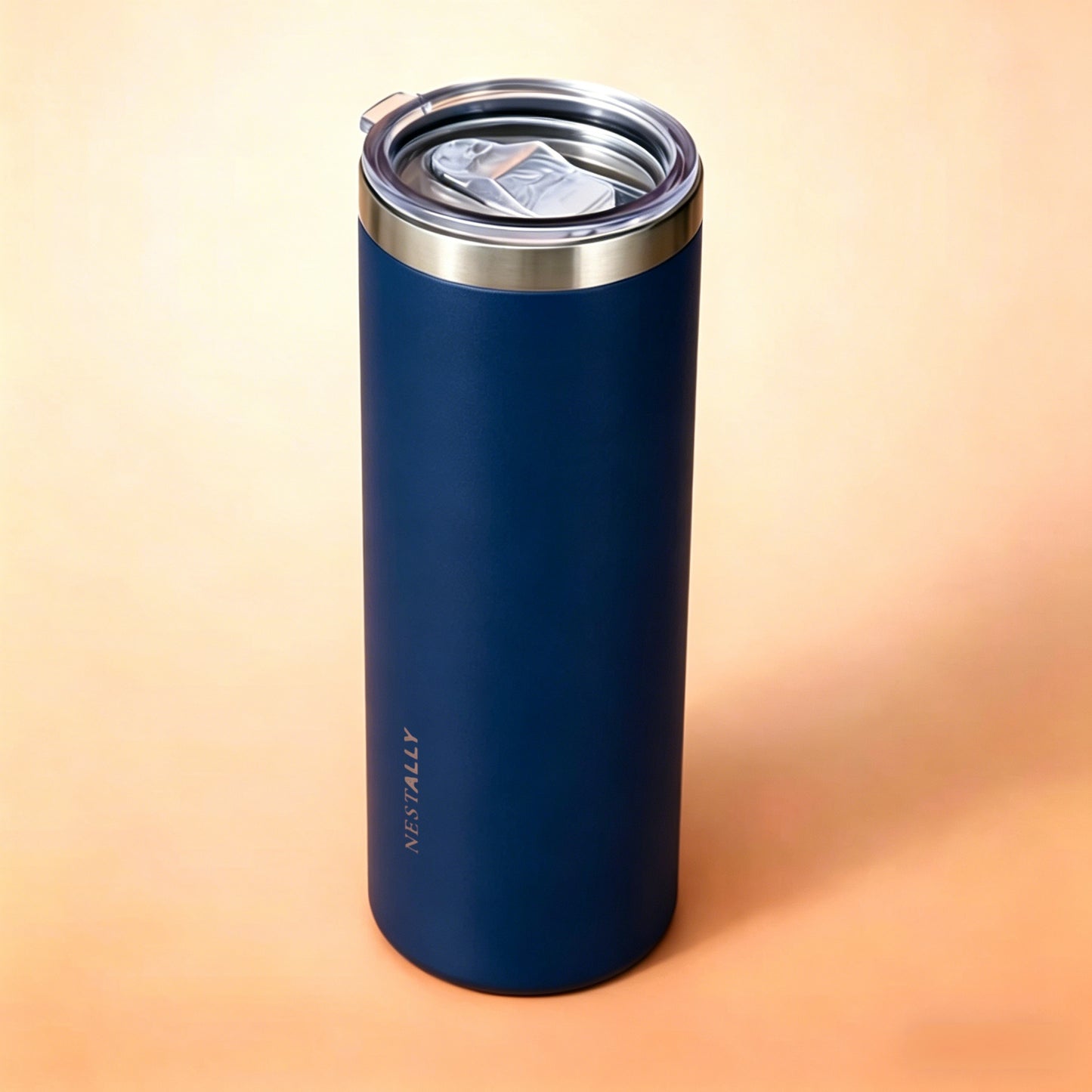 Chic 20oz Stainless Steel Travel Mug with Dual Lids