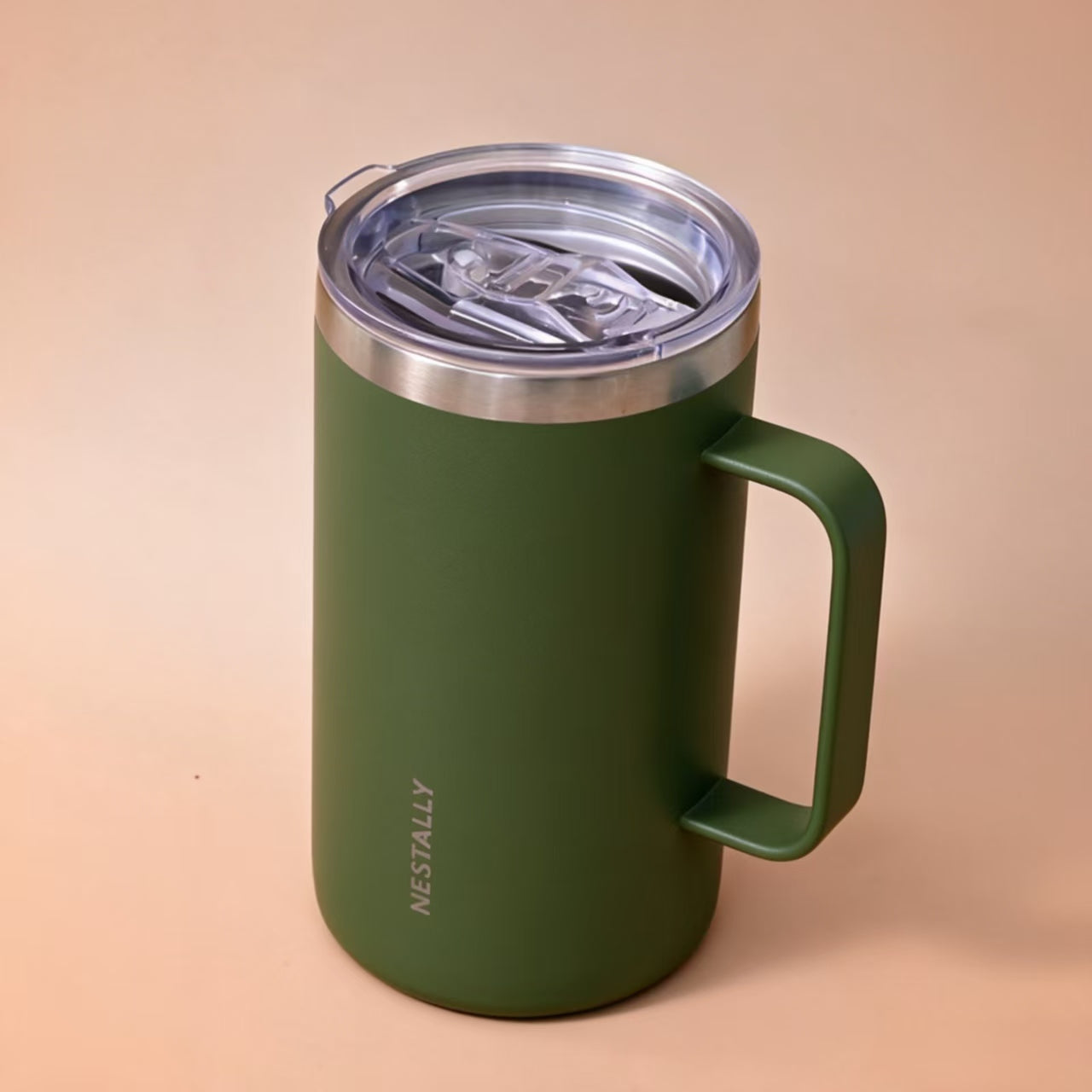 Cozy 20oz Stainless Steel Travel Mug with Handle