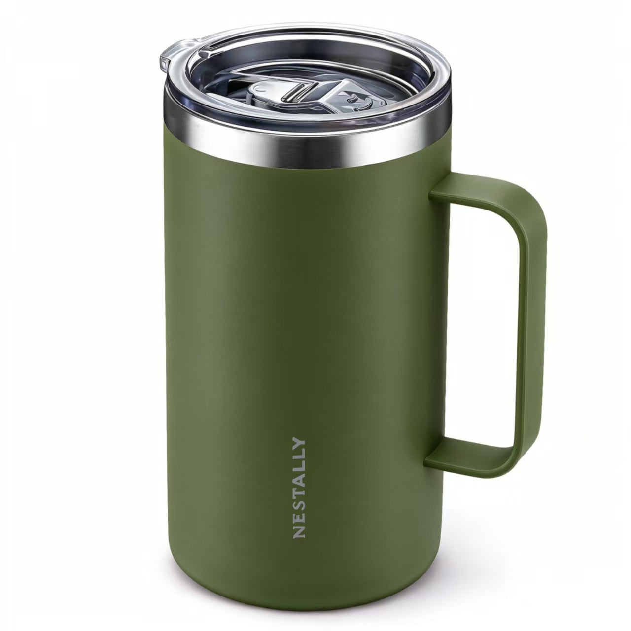 Cozy 20oz Stainless Steel Travel Mug with Handle