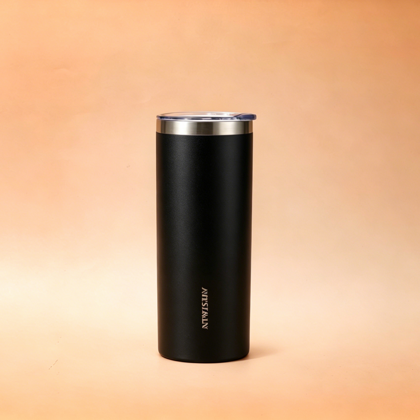 Chic 20oz Stainless Steel Travel Mug with Dual Lids