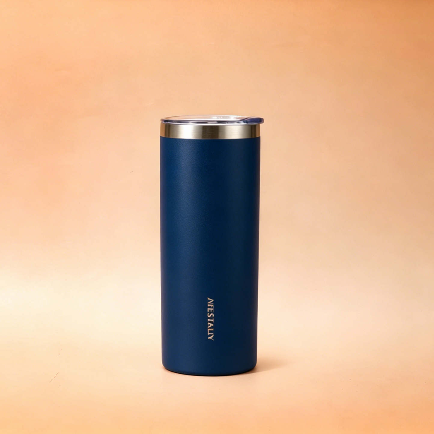 Chic 20oz Stainless Steel Travel Mug with Dual Lids