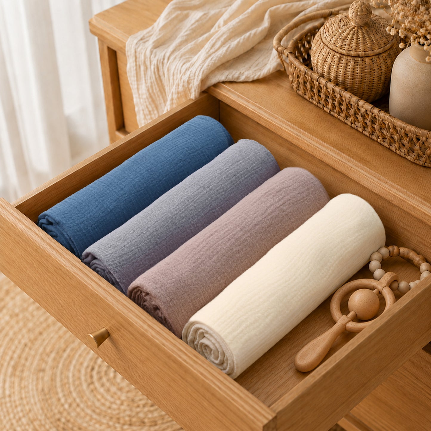 Cocoon Muslin Swaddle Blankets