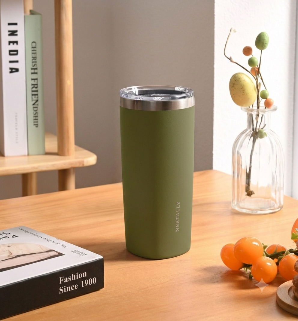 Crafted 20oz Tapered Stainless Steel Travel Tumbler