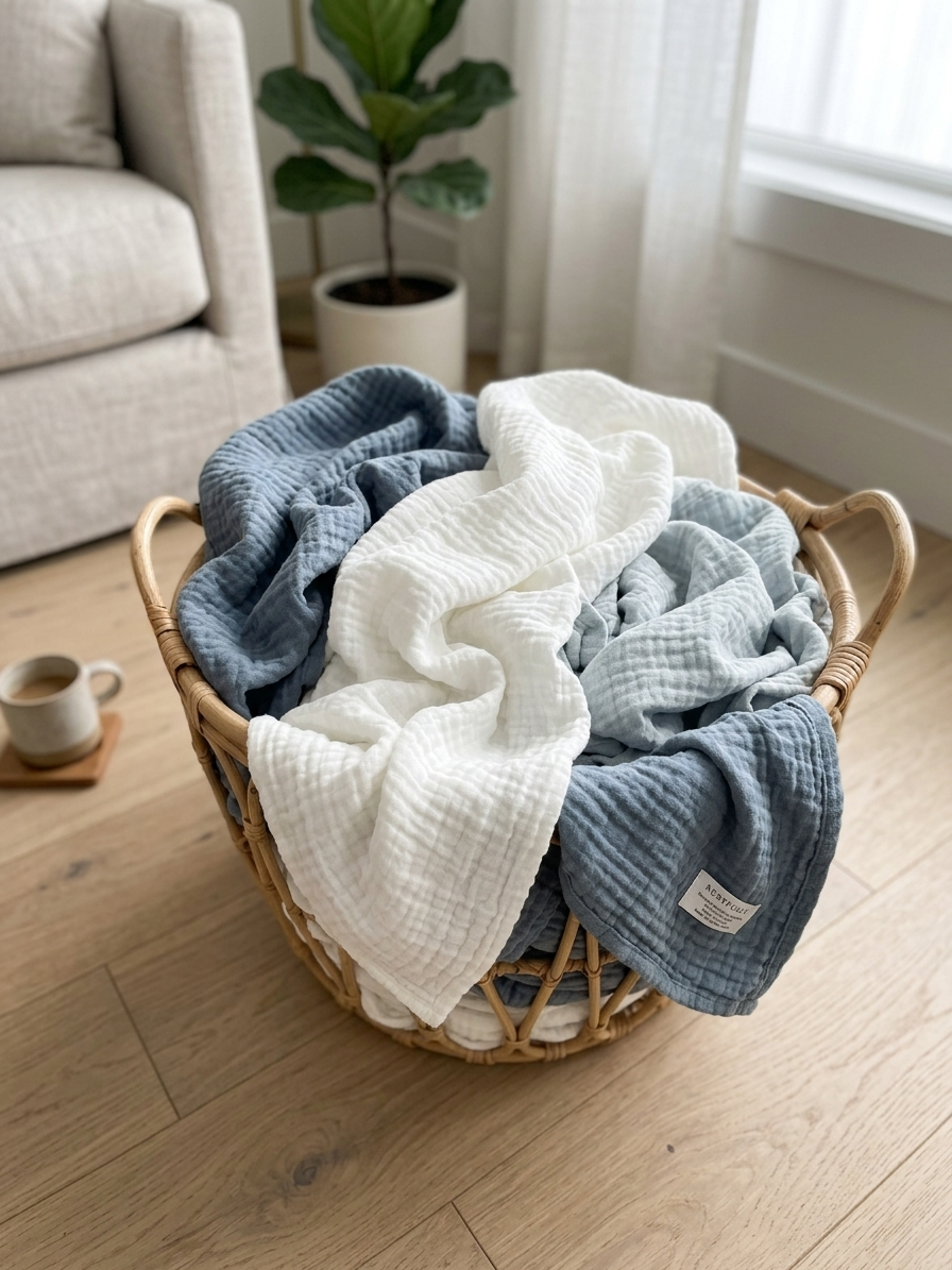 Cocoon Muslin Swaddle Blankets