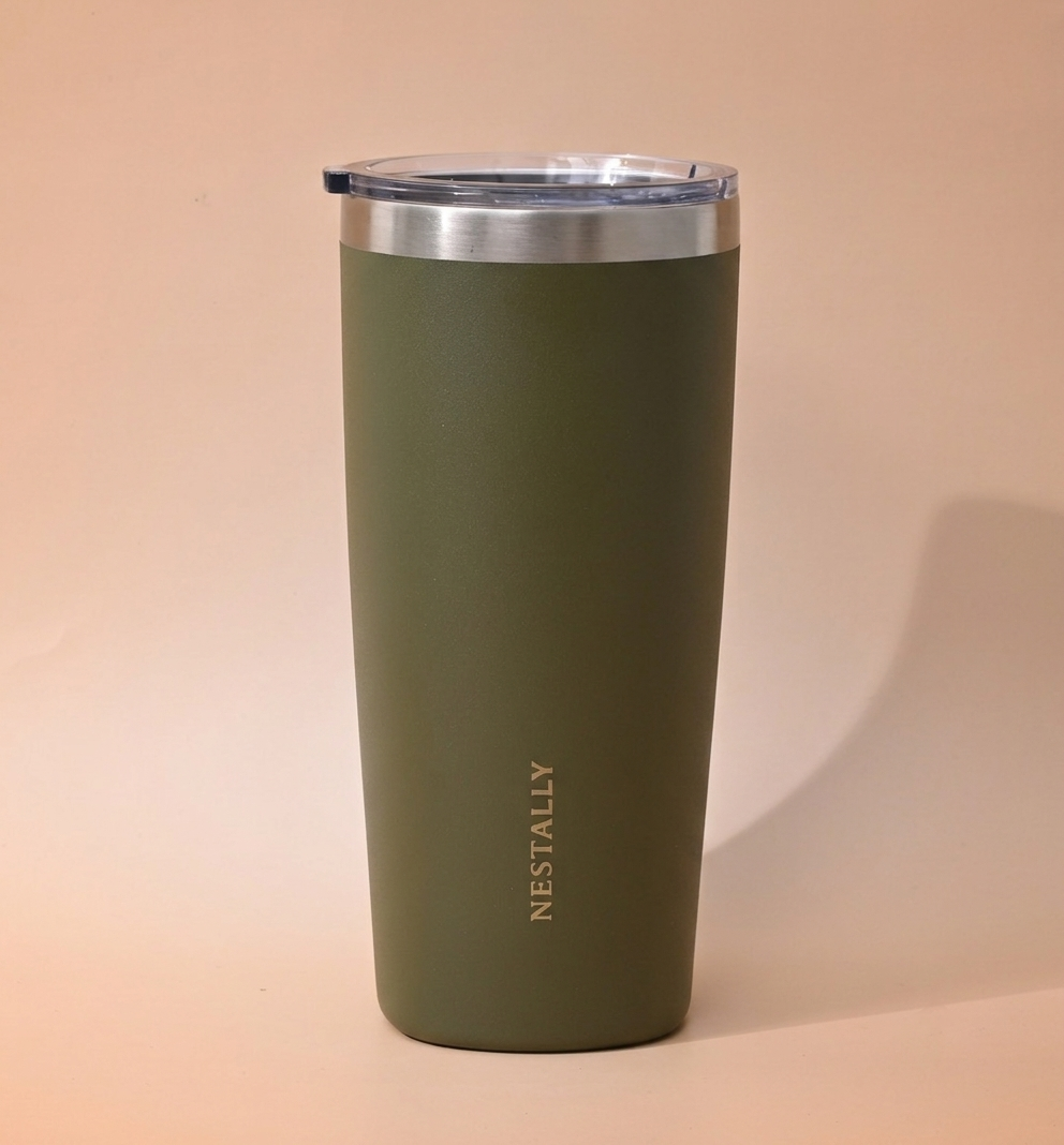Crafted 20oz Tapered Stainless Steel Travel Tumbler