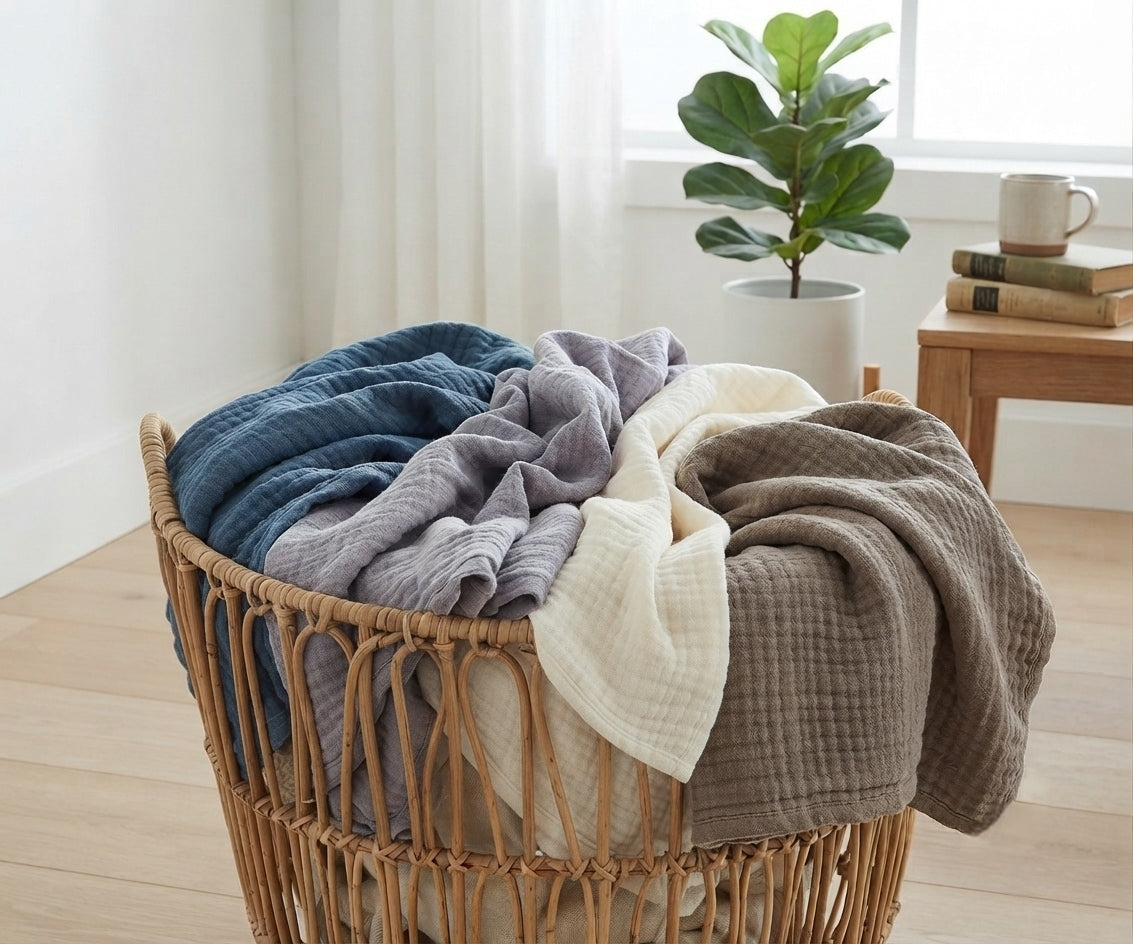 Cocoon Muslin Swaddle Blankets